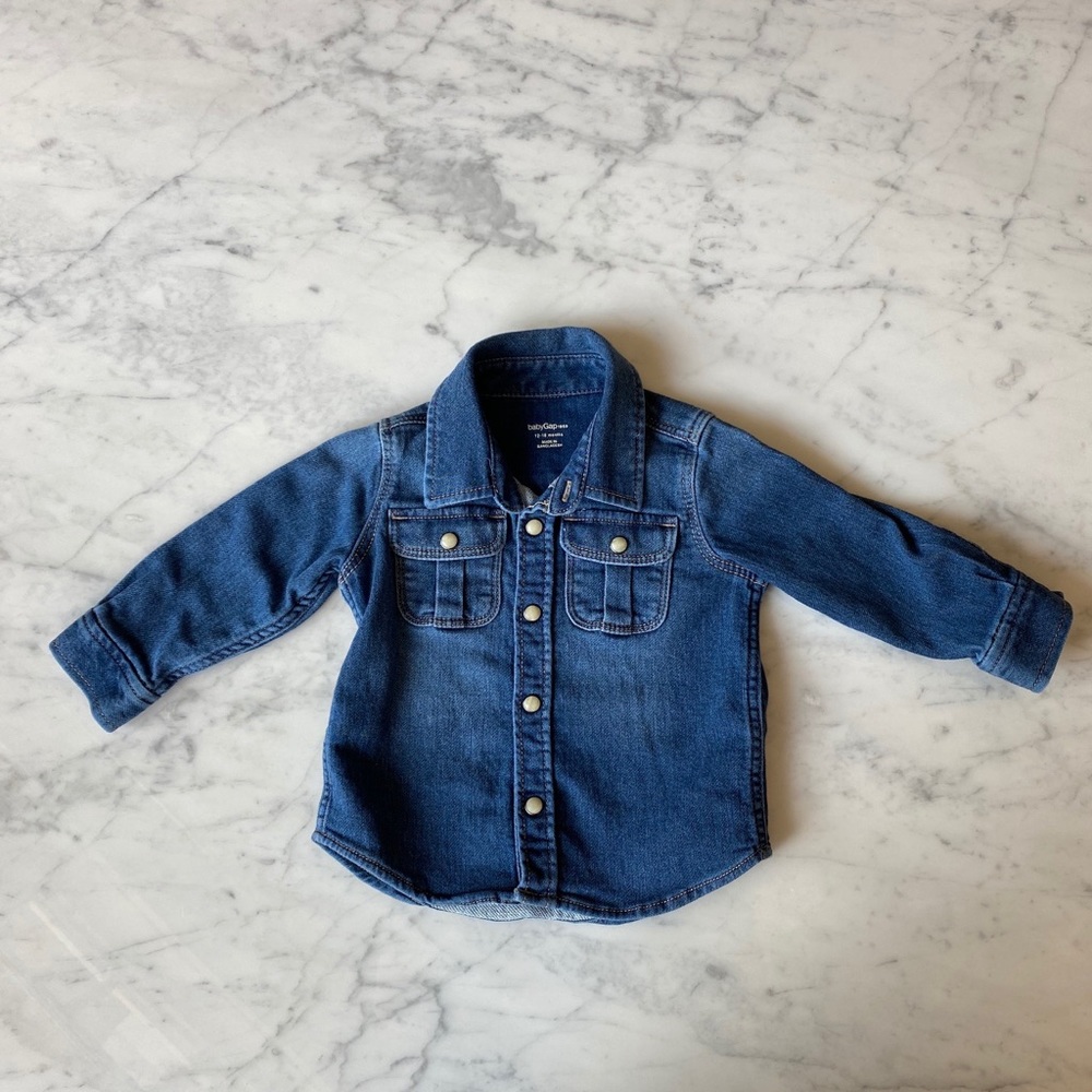 Baby Gap Denim Button-Up